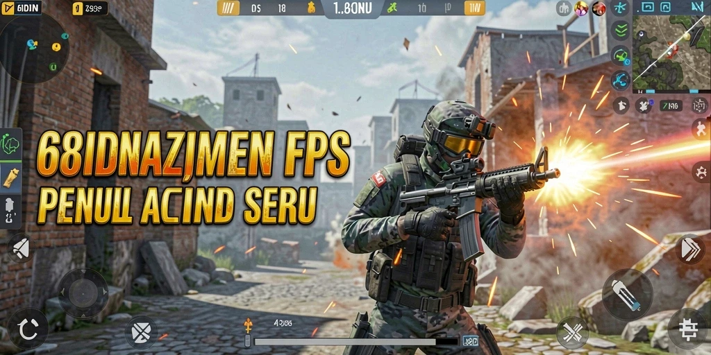 Gameplay seru dalam aksi tembak-menembak FPS.