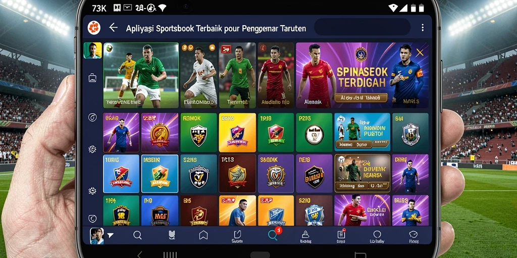 Screenshot gameplay <strong>73K</strong> menunjukkan interaksi taruhan yang mendalam.