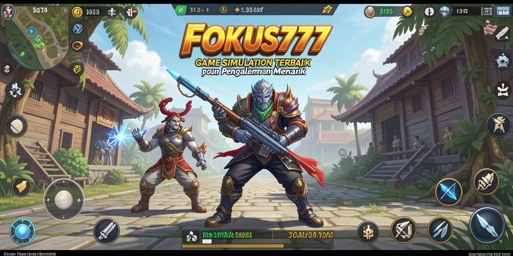 Screenshot FOKUS777 menampilkan gameplay simulation yang menarik dan interaktif.