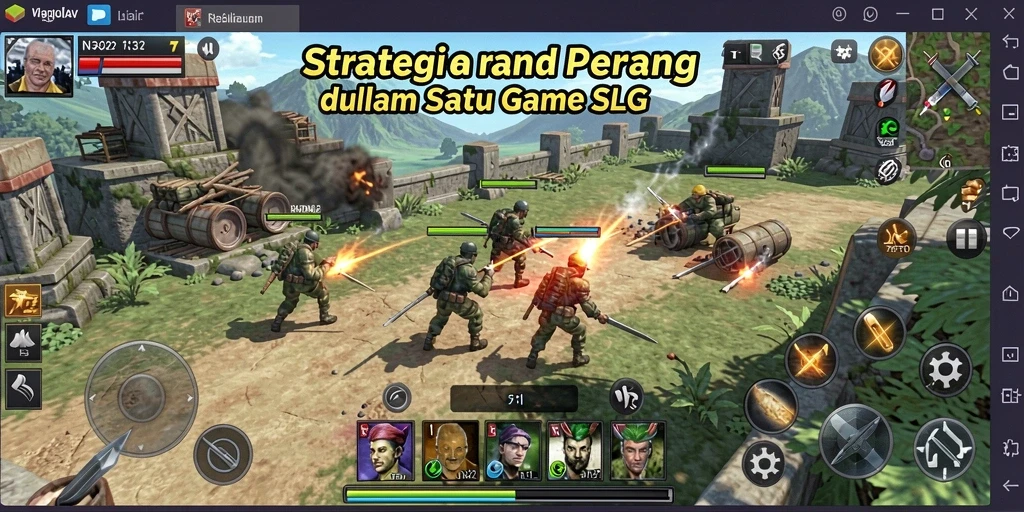 Tangkapan layar gameplay N32 yang mendebarkan dan strategis.